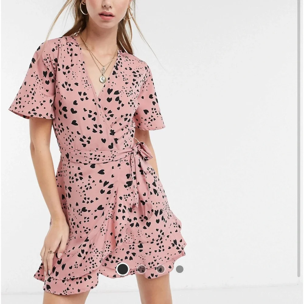 Wrap front mini dress - Picture 1 of 4